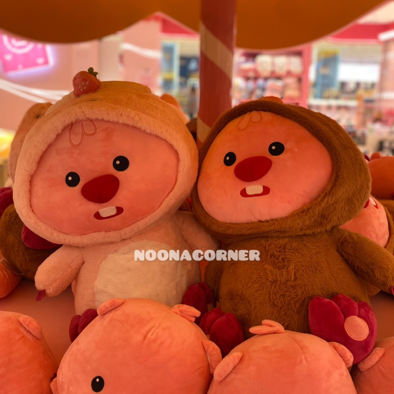 Miniso x Loopy ‼️ Boneka JUMBO Zanmang Loopy Series (Capybara / Rabbit) 60 CM