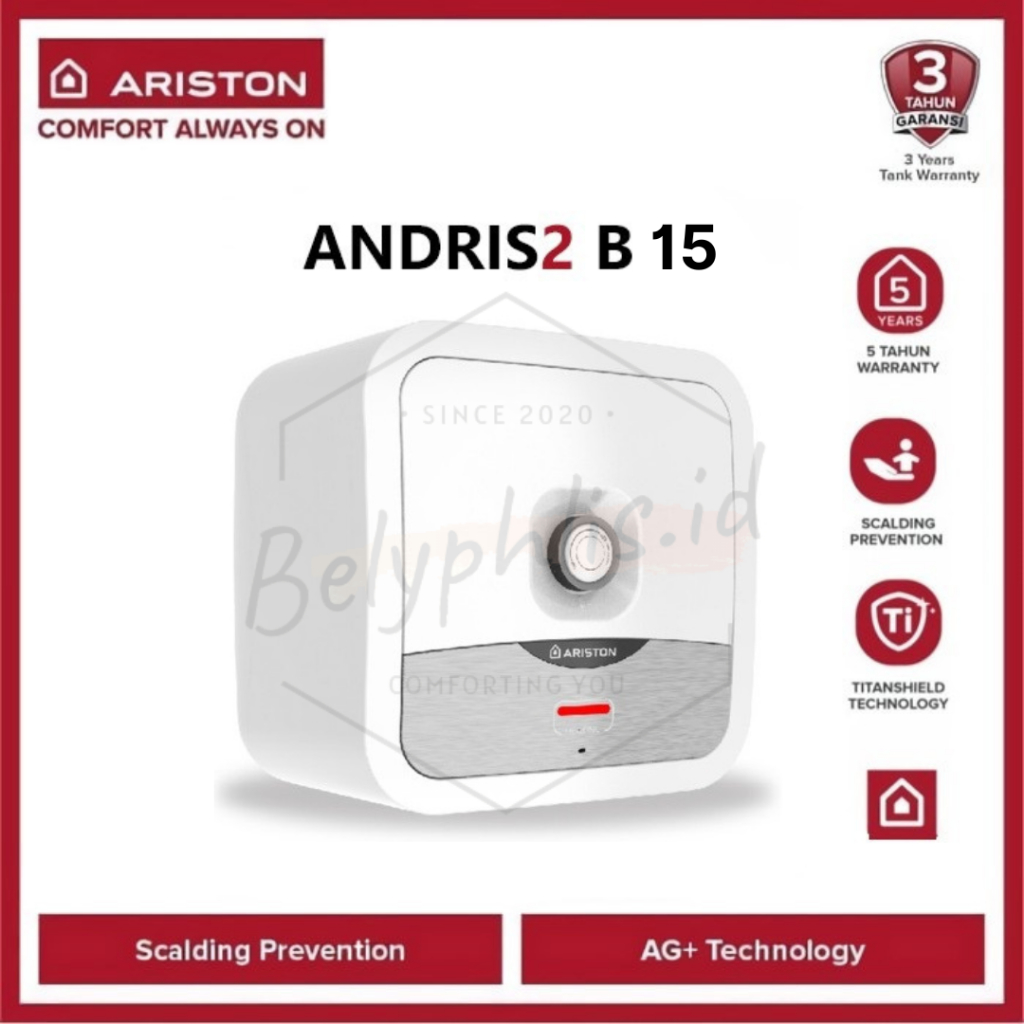 Andris 2 15 B | AN2 15B | AN2 15 B | Water Heater Listrik Ariston (15 Liter)