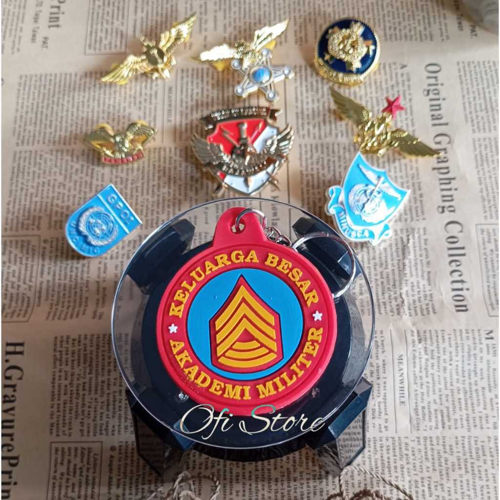 Ofi Store : GANTUNGAN KUNCI AKMIL/PANGKAT TARUNA AKMIL/LOGO AKMIL