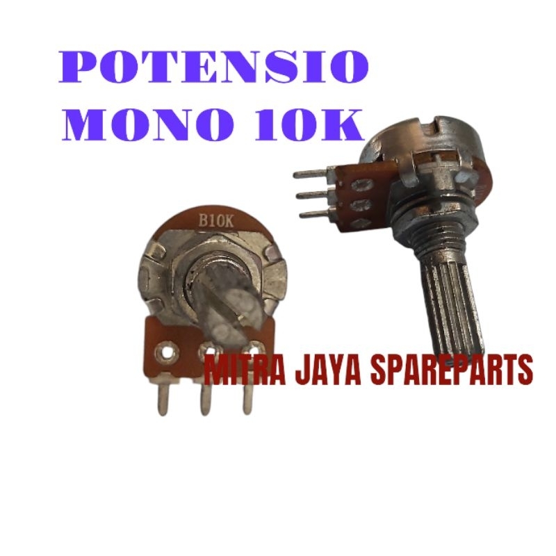 POTENSIO MONO 10K POTENSIO METER 10K VR 10K VARIABEL KUALITAS TERBAIK