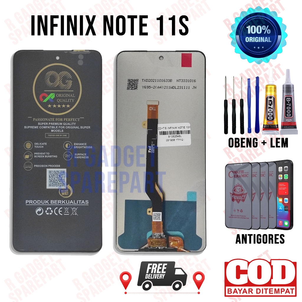 Lcd Infinix Note 11S Original OEM Quality Lcd Touchscreen Infinix Note 11S Fullset