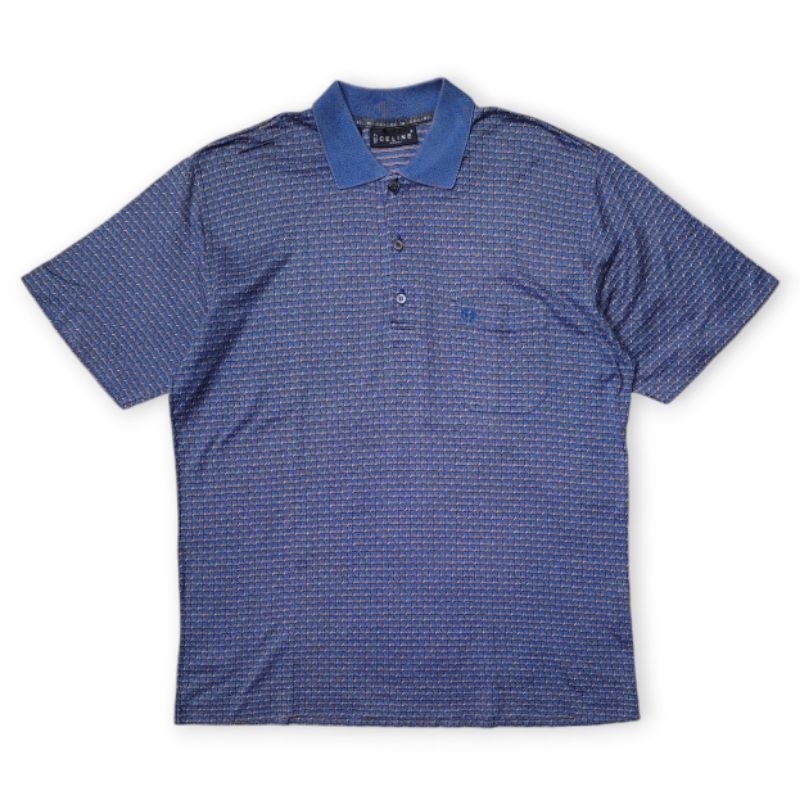 Celine 80S Pattern Polo Shirt