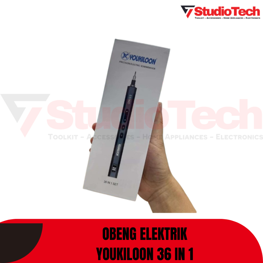 OBENG HP ELEKTRIK LISTRIK YOUKILOON ES36D 36 IN 1