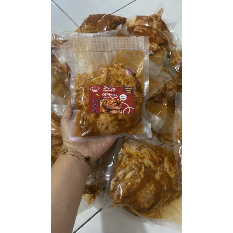 

spicy wings marinasi produk rumahan