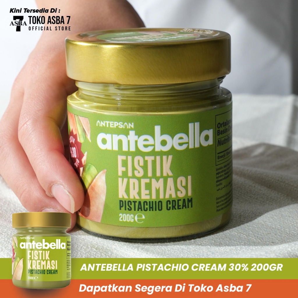 

ANTEBELLA PISTACHIO CREAM 30 200GR