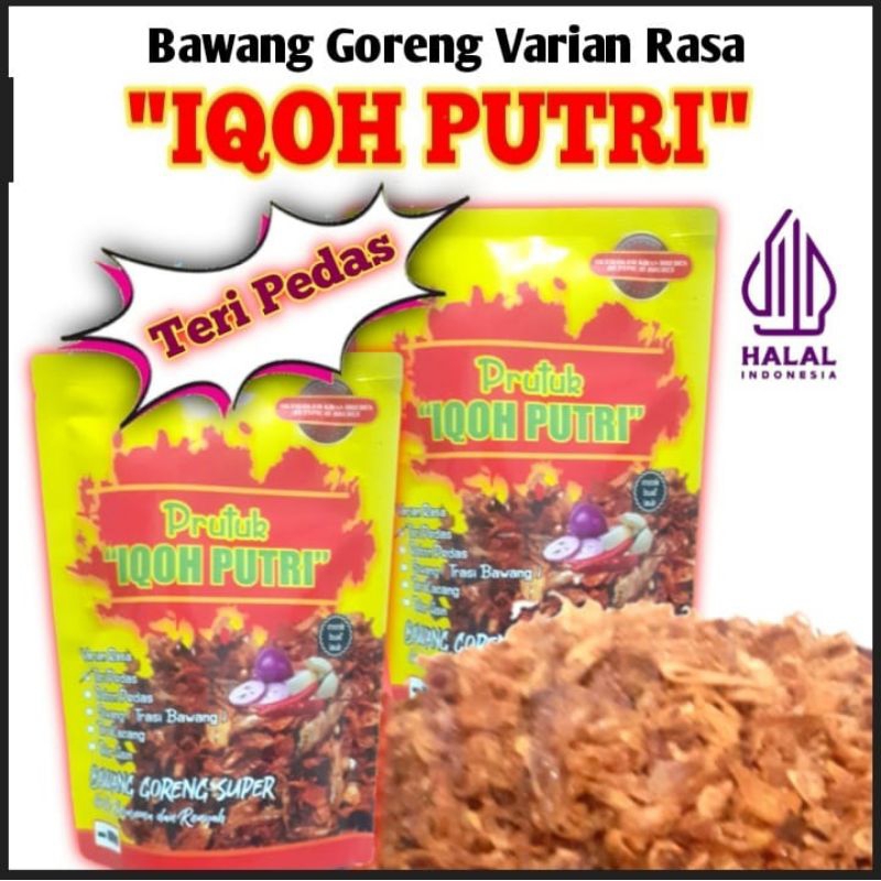 

bawang goreng prutuk iqoh putri asli brebes rasanya mantul100grm