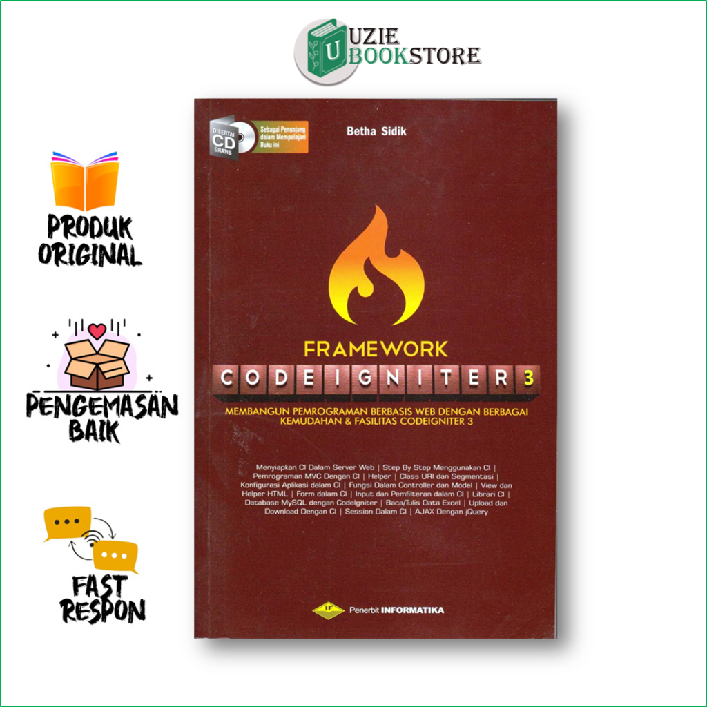 Framework Codeigniter 3 +Cd