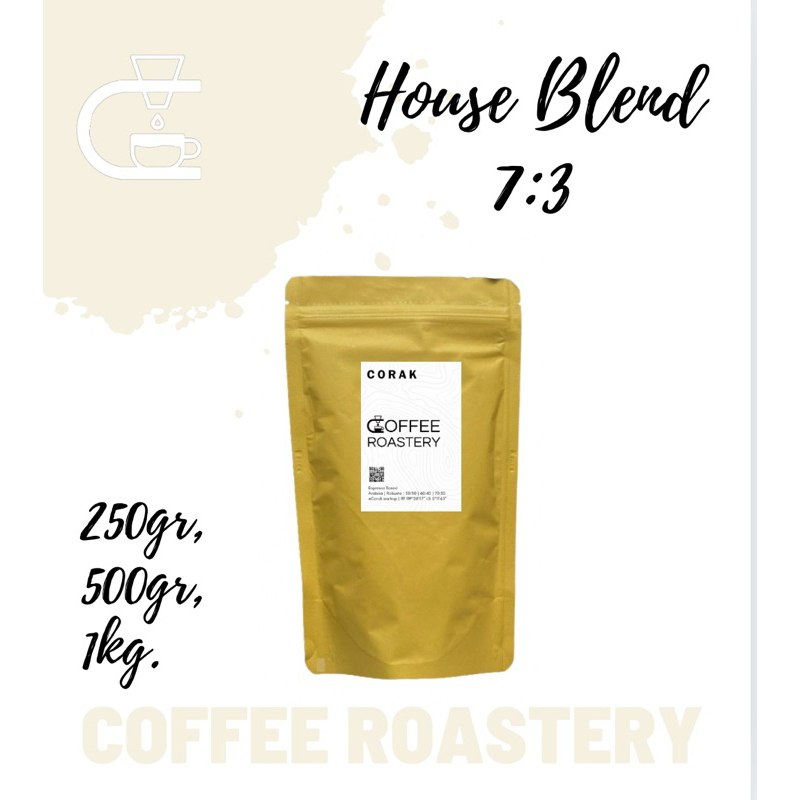 

House Blend 7:3 (Bisa Bubuk atau biji)