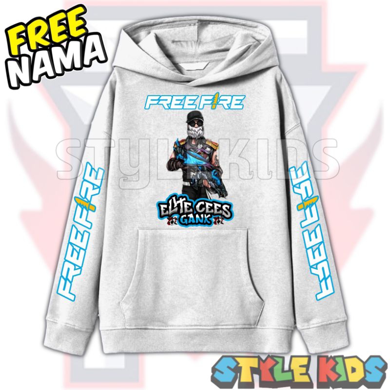 (BISA COD) FREE NAMA Jaket Hoodie Anak Laki laki Perempuan Logo Karakter Char Sg Ak Naga Elite Cees 