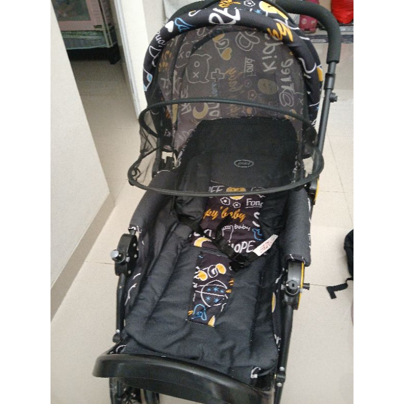(preloved) stroller pliko grande