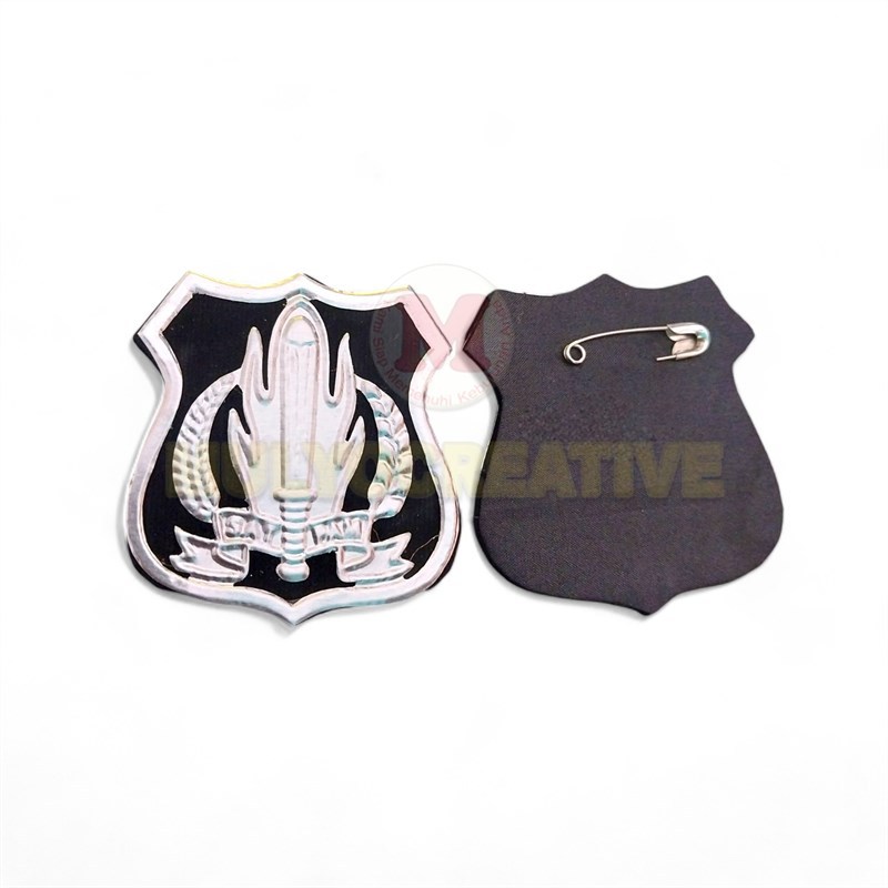 Emblem Topi Pet Security Satpam - Emblem Tanda Topi Pet Security