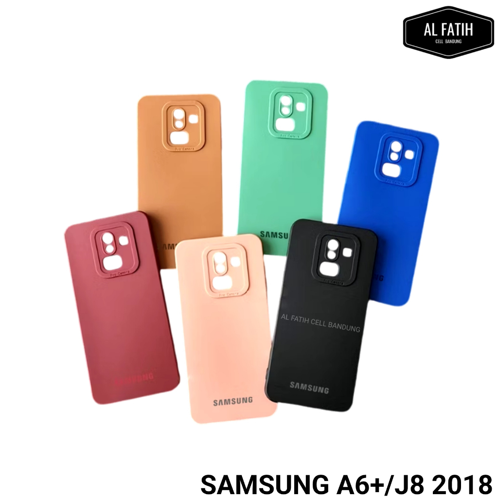 Case Samsung J8 2018 / A6 Plus Softcase Pro Camera - Candy Case - Casing Macaron - Case Polos - Sili
