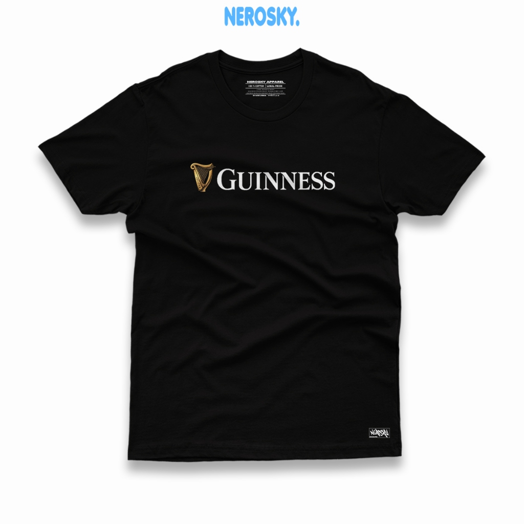 KAOS PRIA GUINNESS 24S PREMIUM COTTON COMBED TIPE 1