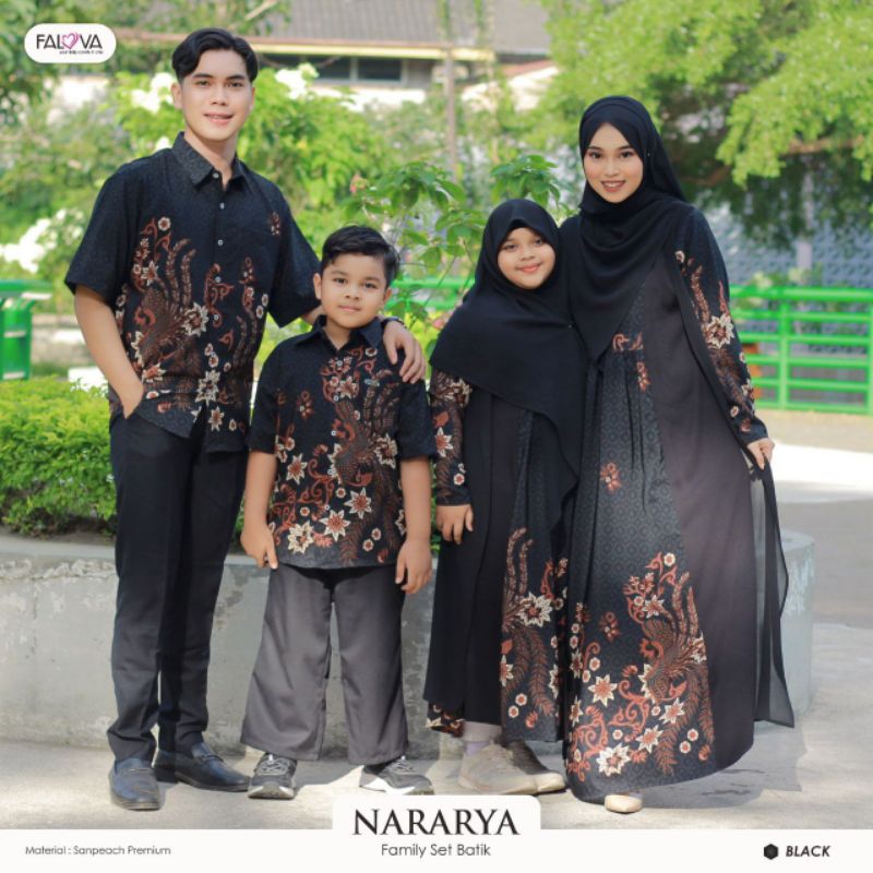 Batik Family Dress dan Kemeja Falova Nararya