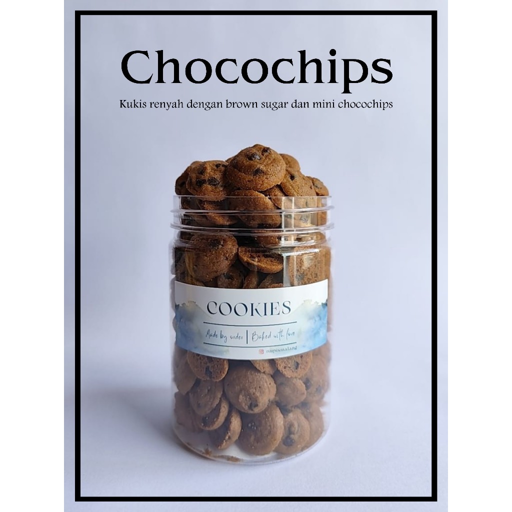 

Chocochips Cookies / Kue Kering dengan Chocochips (Medium Size)