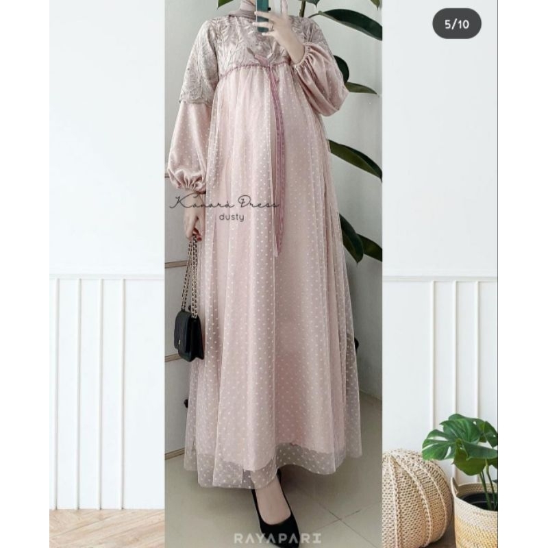 preloved kanara dress dusty rayapari