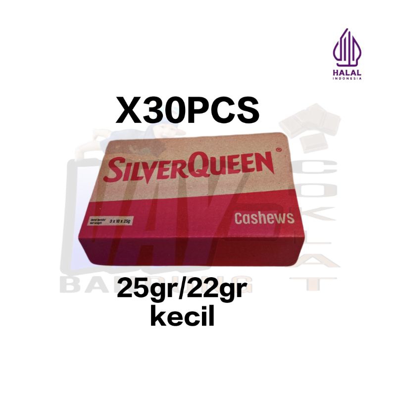 

ADY78 SILVERQUEEN 22GR CASHEW (BOK X30PCS) EXP 2026