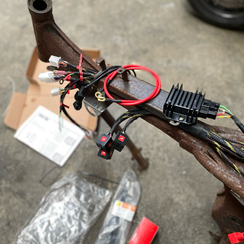 KABEL BODY CB GL100 SLONGSONG SERAT  RINGKESAN FULL SOKET SET KIPROK N MAX ORIGINAL PNP PANGKON BAWA