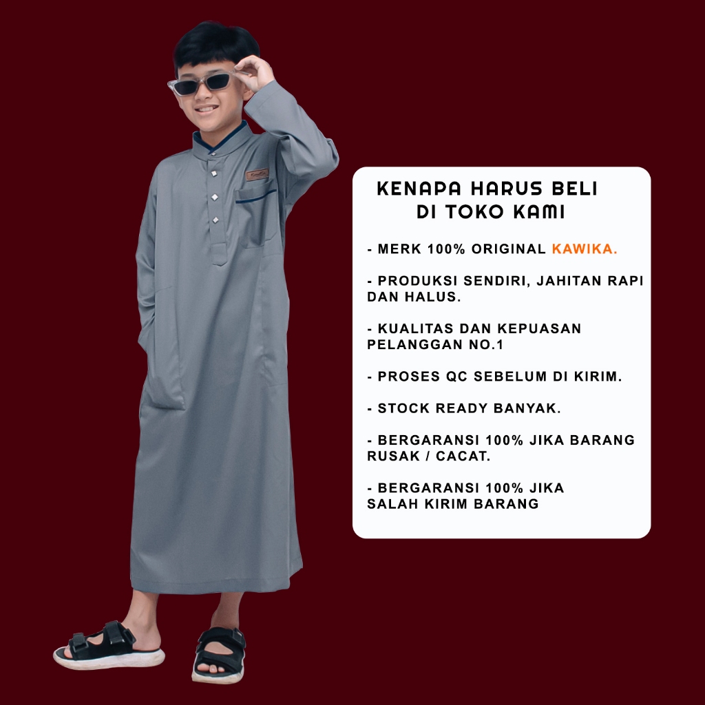 BEST DEALS GAMIS KOKO ANAK LAKI LAKI UMUR 2-12 TAHUN PREMIUM JUBAH ANAK PUTIH LAKI LAKI LENGAN