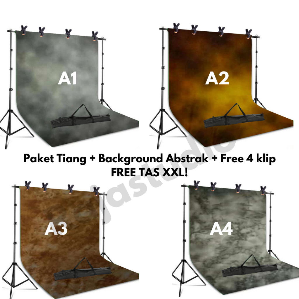 Background studio foto abstrak SET Large