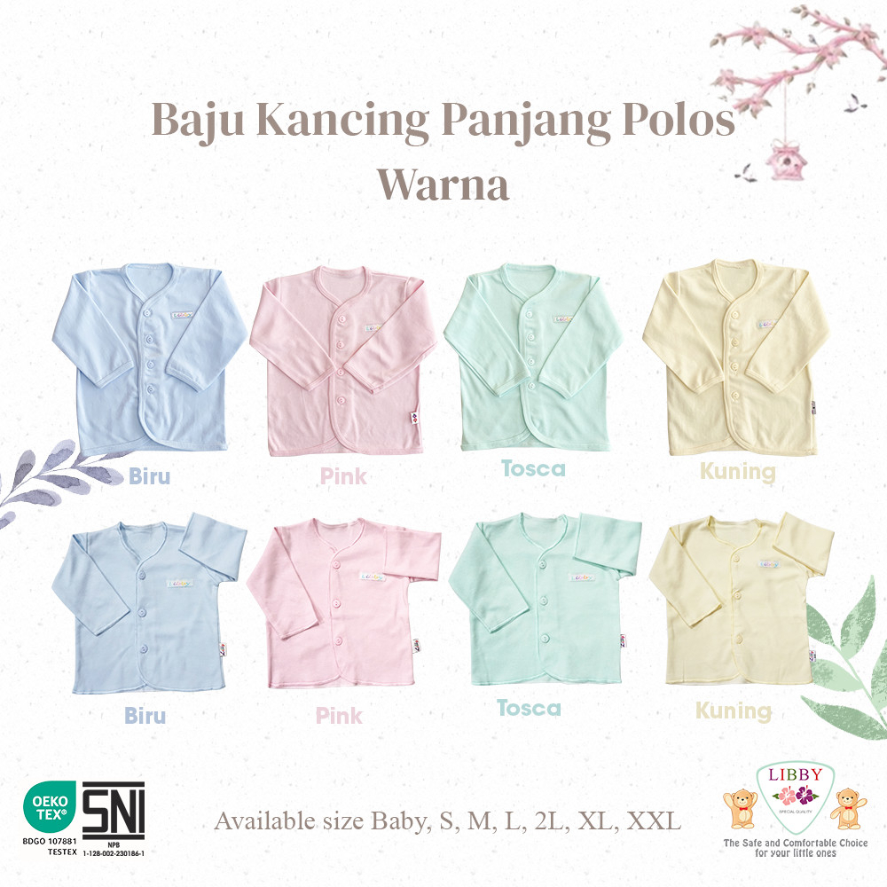 ATASAN BABY LIBBY KANCING LENGAN PANJANG CR010 CR011 CR012 CR013 CR014