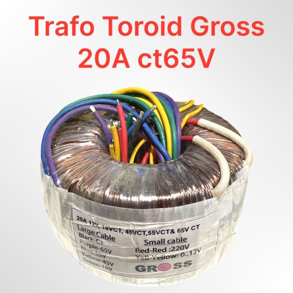 Trafo Toroid Gross 20A ct65V