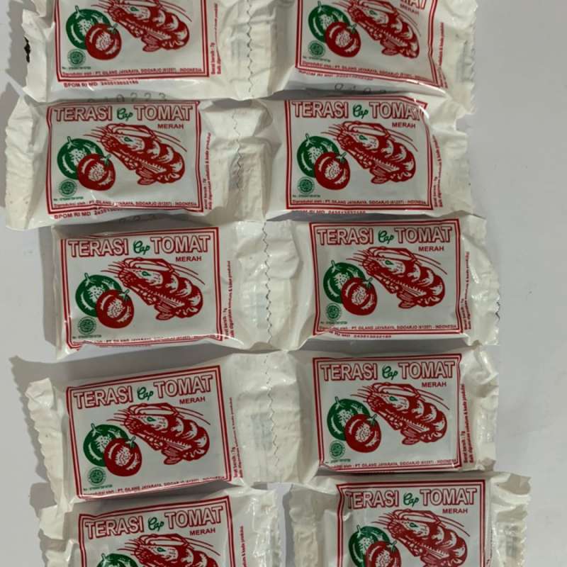 

TERASI UDANG/TERASI MURAH 10 SACHET/TERASI ENAK/ TERASI CAP TOMAT