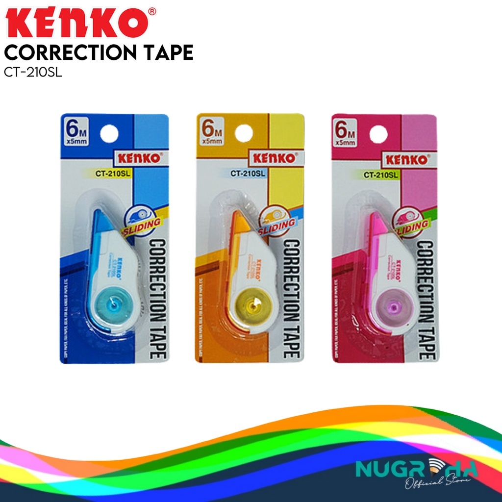 

Correction Tape / Pita Koreksi CT-210SL / KENKO