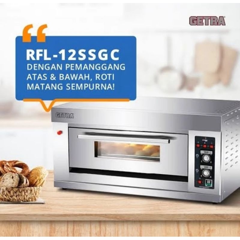 Oven gas getra RFL-12SSGC