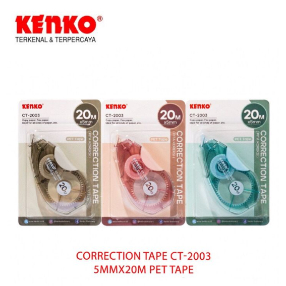 

CORRECTION TAPE CT-2003 ( 20 M X 5 MM ) KENKO