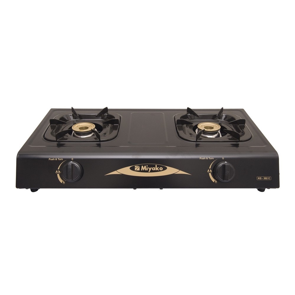 Miyako Kompor Gas KG-302C Kompor Gas 2 Tungku Miyako KG 302 C