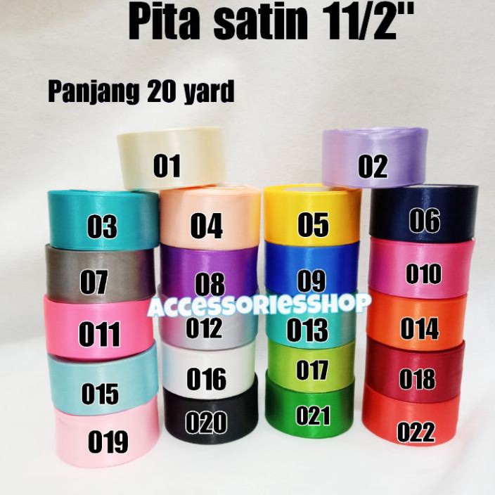 

GROSIR Pita satin 112 INCH 38cm1Roll