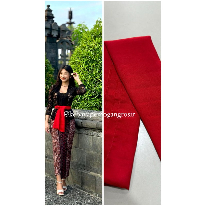 Selendang Bali Sifon / Selendang Kebaya Bali / Ikat Pinggang Kebaya Bali
