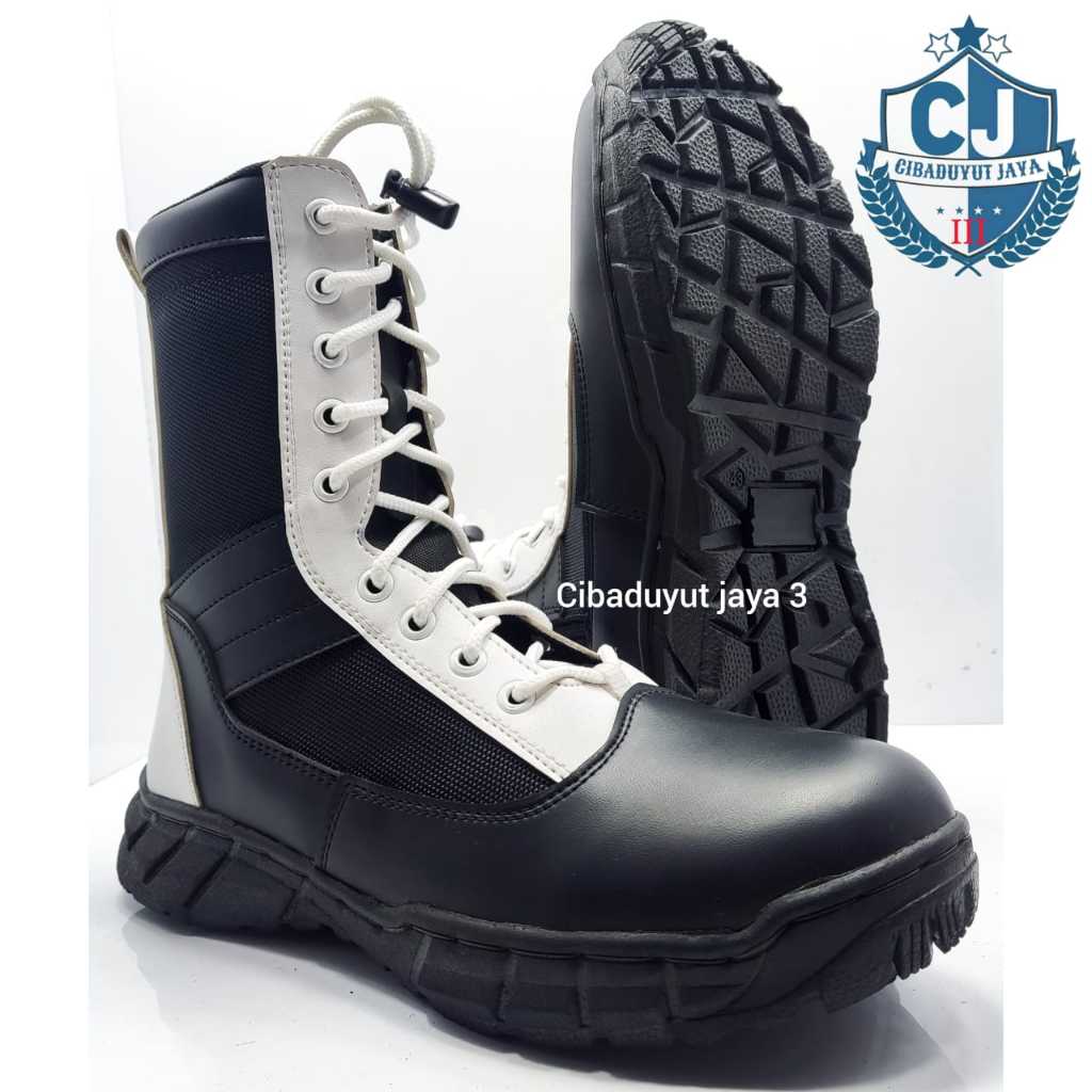 SEPATU PDL PKD PM PROVOS POLRI MODEL JATAH POLRI POLISI SATPAM SECURITY CORDURA WATERPROOF