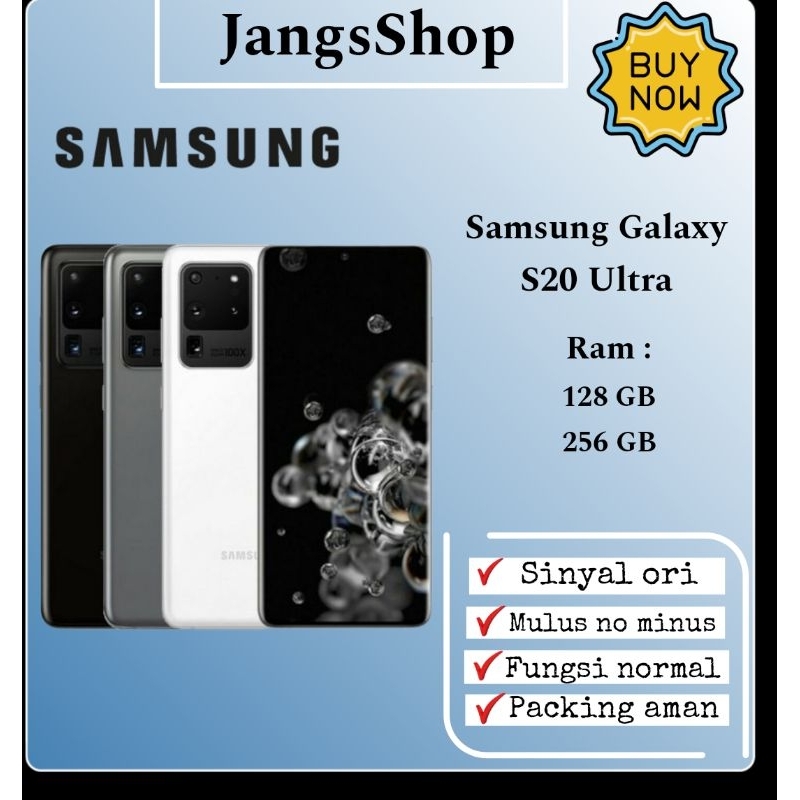Samsung Galaxy S20 ULTRA 5G ORIGINAL SECOND LIKE NEW