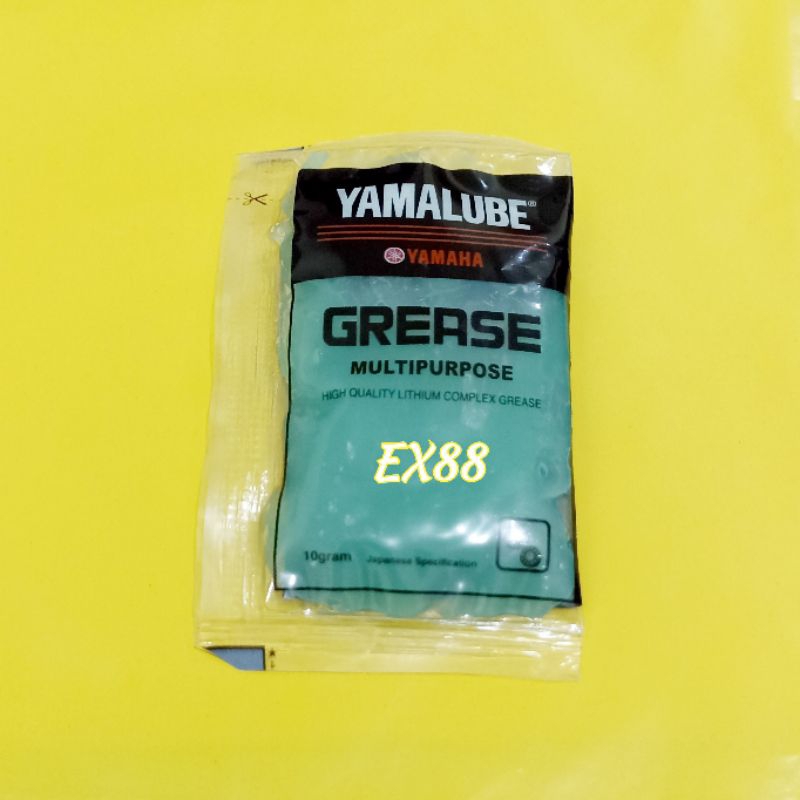 GEMUK / STEMPET / GREASE / GOMMOK MULTIPURPOSE CVT YAMALUBE 10 GRAM HIJAU ORIGINAL ASLI YAMAHA MIO J