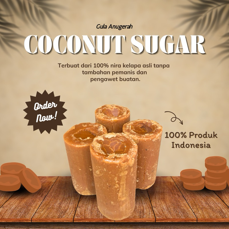 

GULA MERAH NIRA KELAPA 100% MURNI