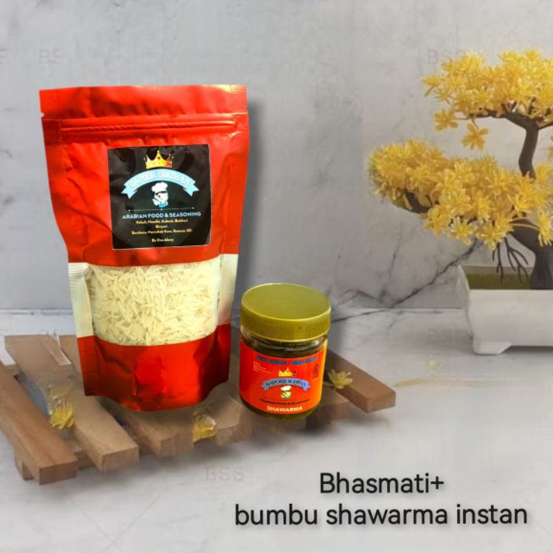 

Beras basmati dan bumbu instan 6 varian Kebuli, Mandhi,Kabsah, bryani, Bukhori, Shawarma