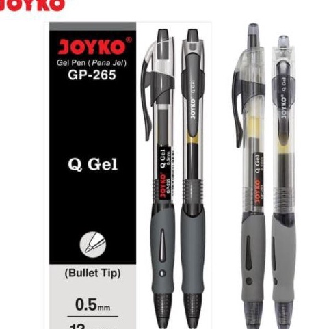 

READY STOCK PULPEN GEL Q Gel GP265 PULPEN 5 mm 12 pcs