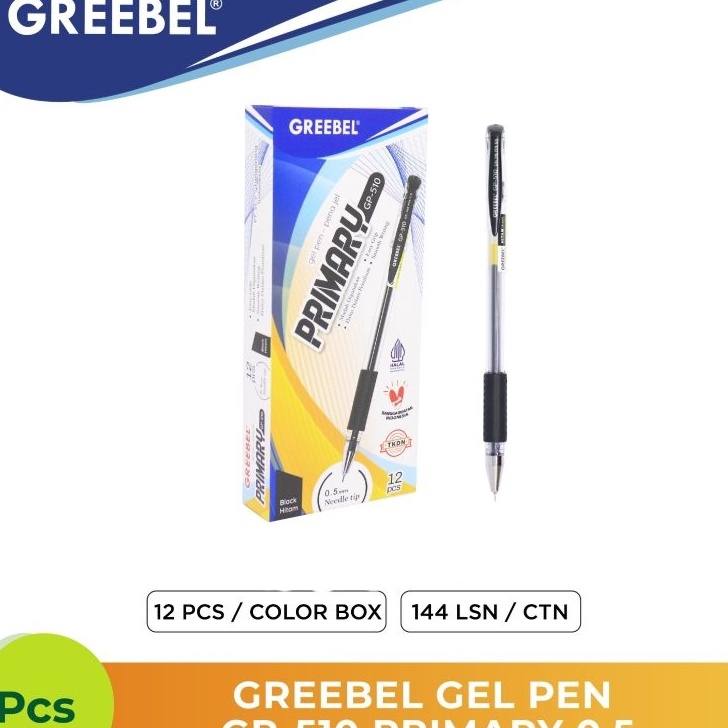 

PRODUCT TERMURAH GREEBEL GEL PEN GP51 PRIMARY 5 Ballpoin Pulpen Gel Greebel