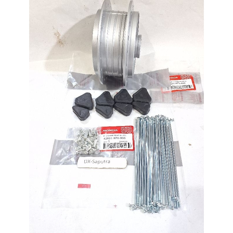 [ Rm ] Tromol, Karet Tromol, Jari Jari Belakang Kph Honda Supra X 125 Karisma Revo Absolute