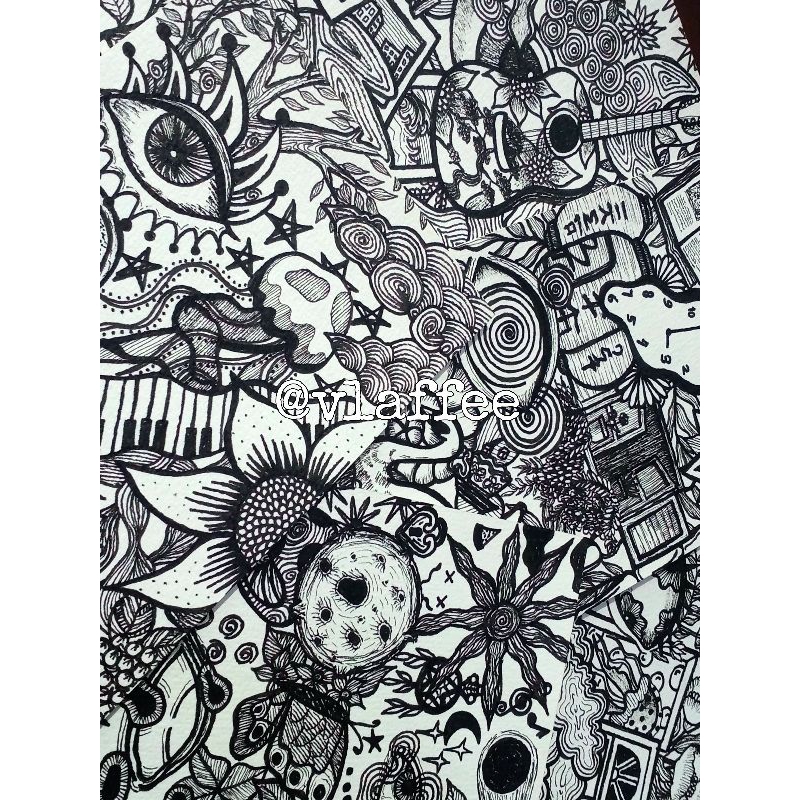 

Drawing random (Doodle/Sketch) A6