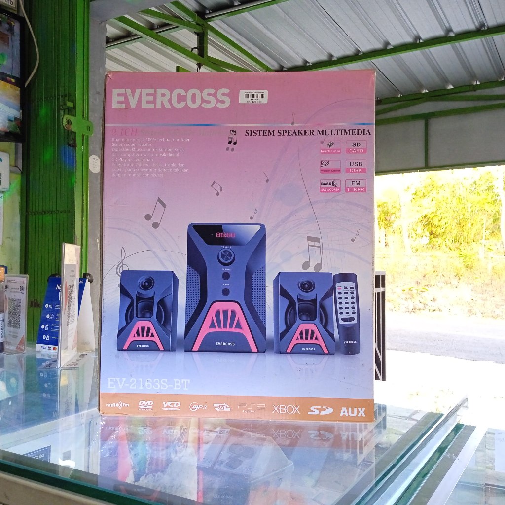 SPEAKER EVERCOSS EV-2163S-BT EV2163S BLUETOOTH