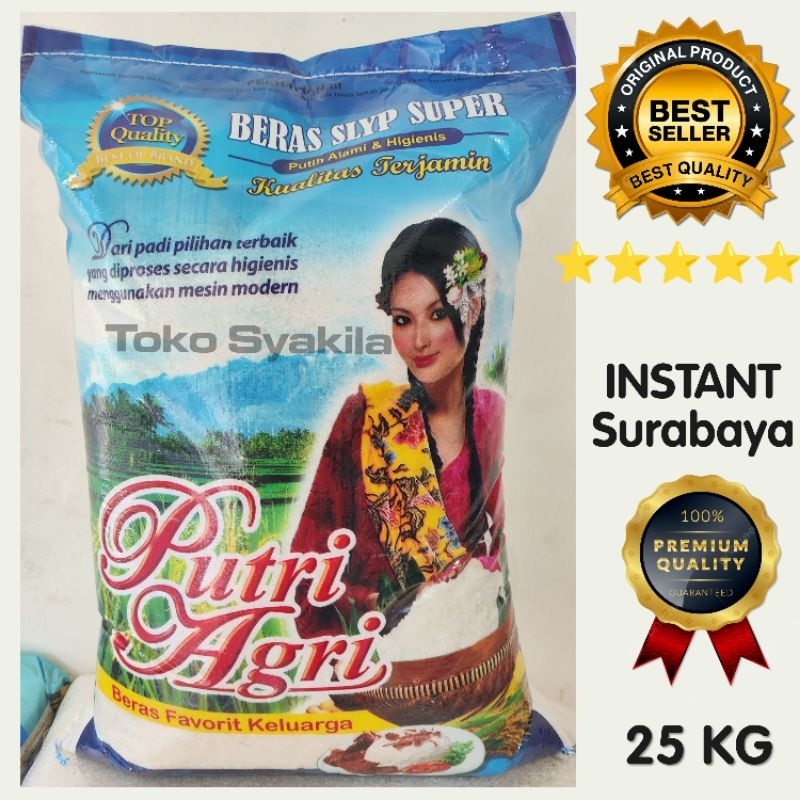 

Beras Premium Pulen Cap Putri 25 kg ( INSTANT )