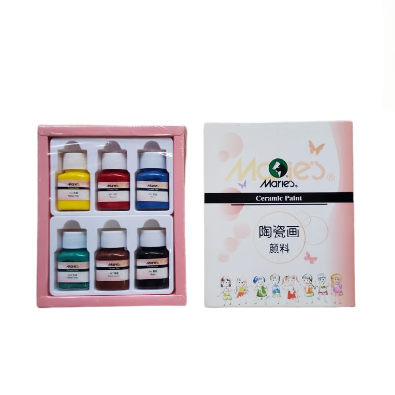 

MARIES Ceramic Paint / Cat Keramik set 6