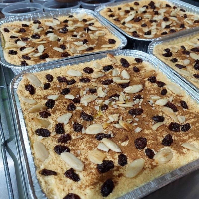 

Klappertaart Manado 20x20cm No alkohol (rum)