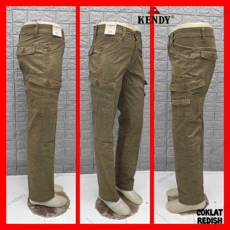 KENDY sz 27-38 CELANA PANJANG CARGO TACTICAL PRIA / CELANA GUNUNG PRIA
