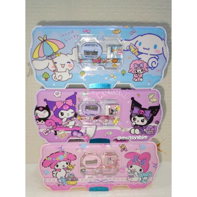 

Tempat Pensil Magnet Stationery Set Alat Tulis Sanrio Motif Kuromi, Melody, Cinnamoroll Kotak Pensil