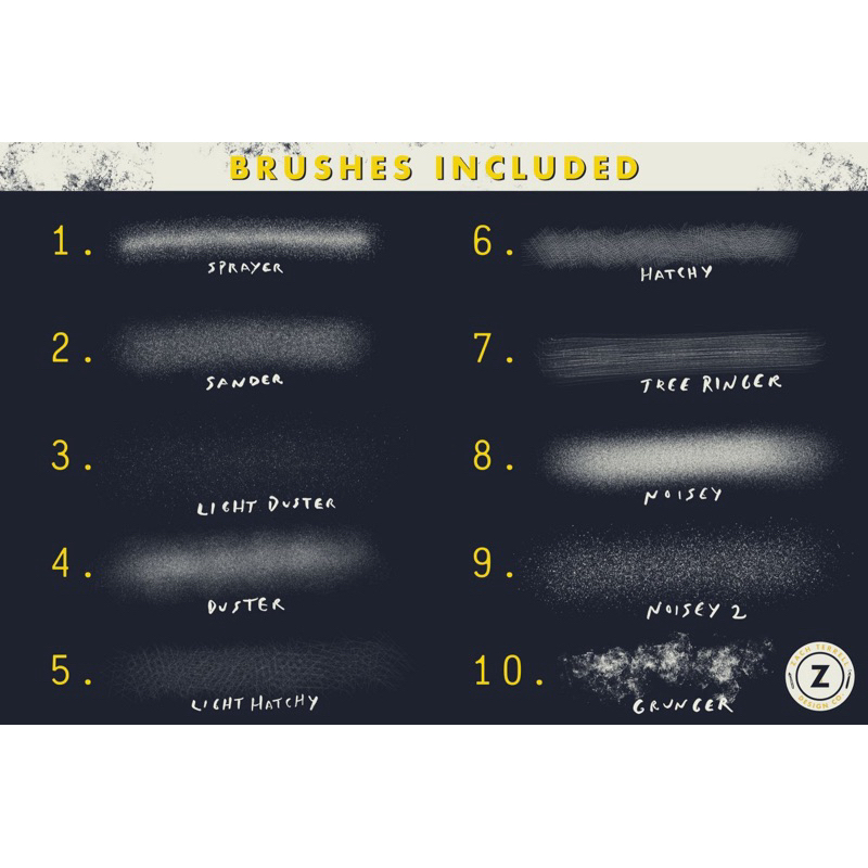 Procreate Brush - Procreate Texture Brush Pack - ProBrush