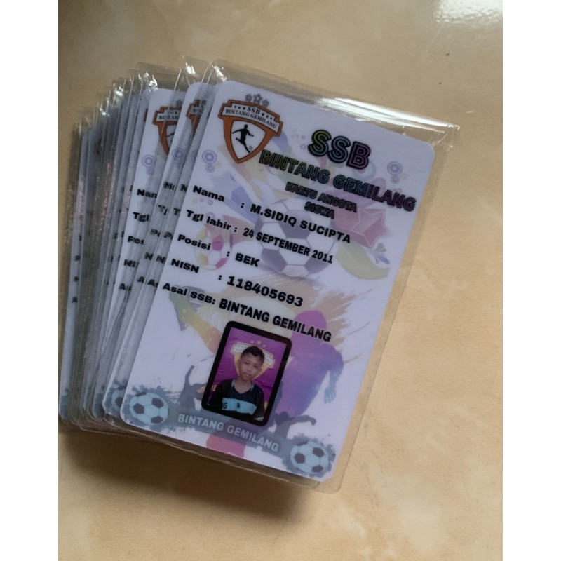 

cetak member card/ id card full color 2 sisi